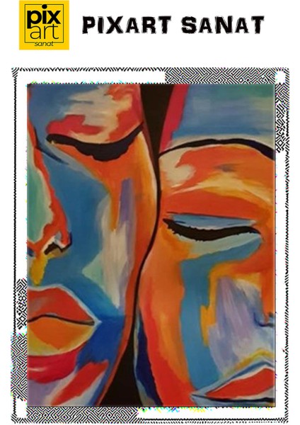 Iki Renkli Yüz 38 x 51 cm fırsatları