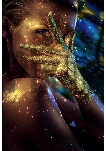 Altın Elli Kız 41 x 58 cm