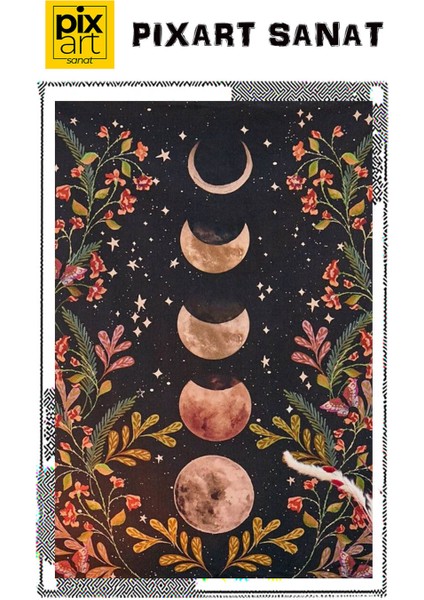 Ayin Evreleri 40 x 60 Elmas Mozaik Tablo fırsatları