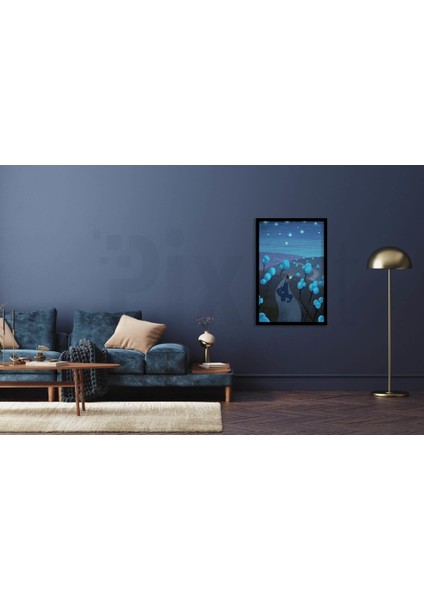Pamuk Agaclari Elmas Mozaik Tablo 40 x 60