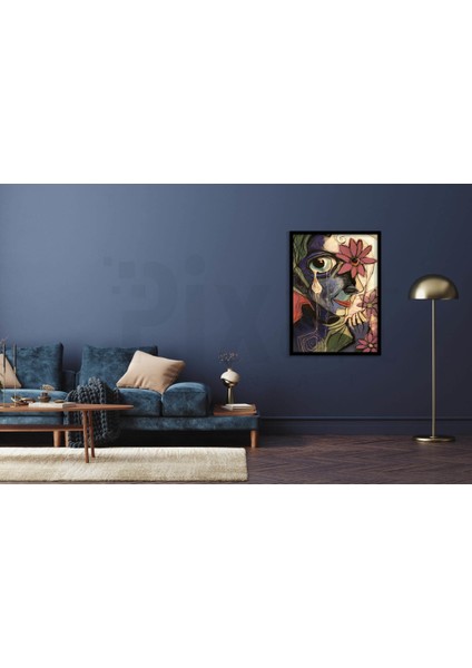 Soyutsal Calisma 40 x 60 Elmas Mozaik Tablo fiyatları