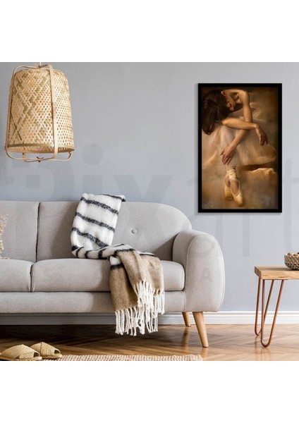Uzgun Balerin 40 x 60 Elmas Mozaik Tablo
