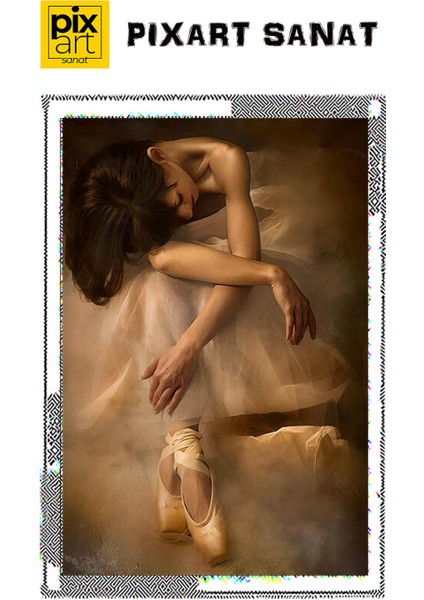Uzgun Balerin 40 x 60 Elmas Mozaik Tablo