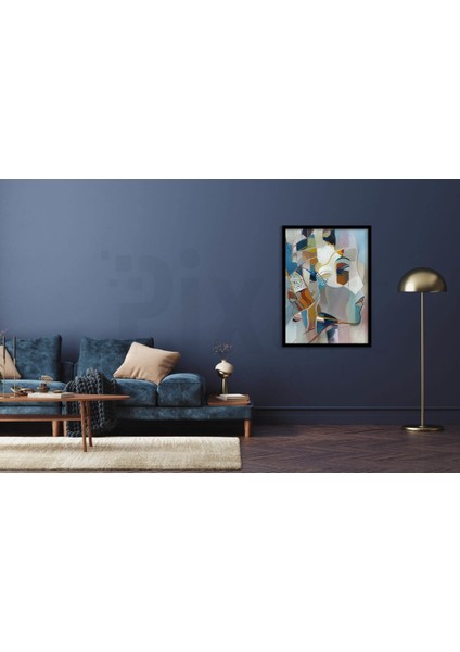 Soyut Sanat Calismasi 43 x 60 Elmas Mozaik Tablo fiyatları