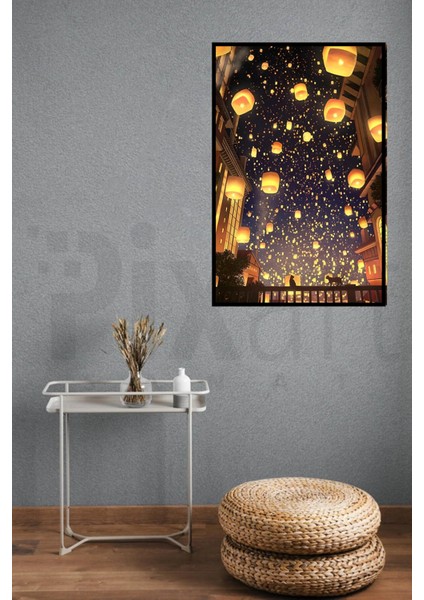 Dilek Balonlari 40 x 60 Elmas Mozaik Tablo modelleri