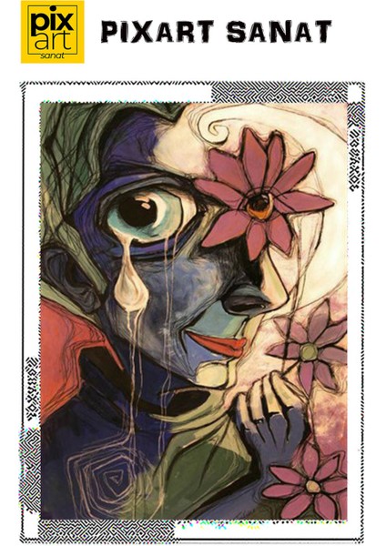 Soyutsal Calisma 40 x 60 Elmas Mozaik Tablo fırsatları