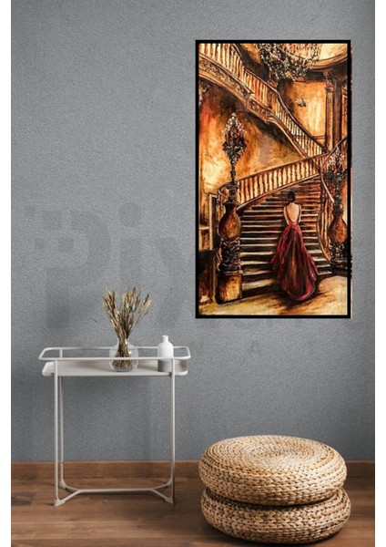 Şapkalı Kadın 33 x 58 cm modelleri