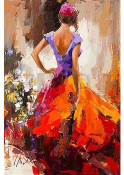 Ispanyol Kızı 38 x 58 cm