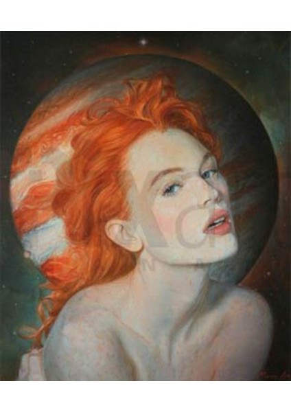 Jupiter Ve Kizil Kadin 40 x 50 Elmas Mozaik Tablo