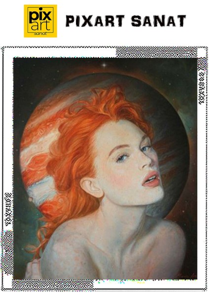 Jupiter Ve Kizil Kadin 40 x 50 Elmas Mozaik Tablo fırsatları