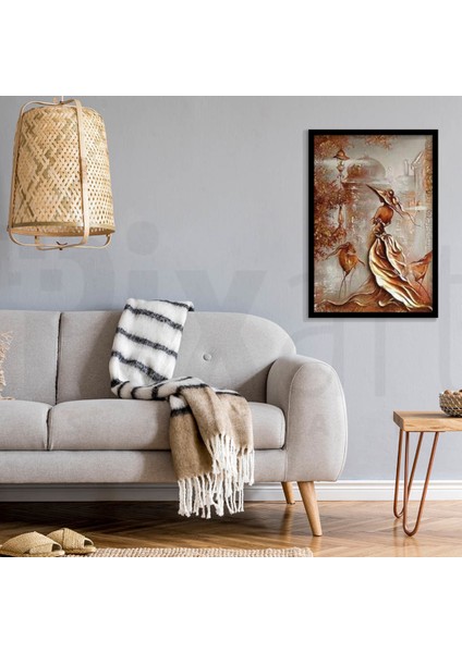 Kızıl Şapkalı Kadın 37 x 55 cm fiyatları