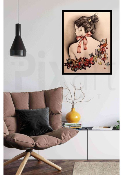Kelebekler Kurdela 46 x 56 cm fiyatları