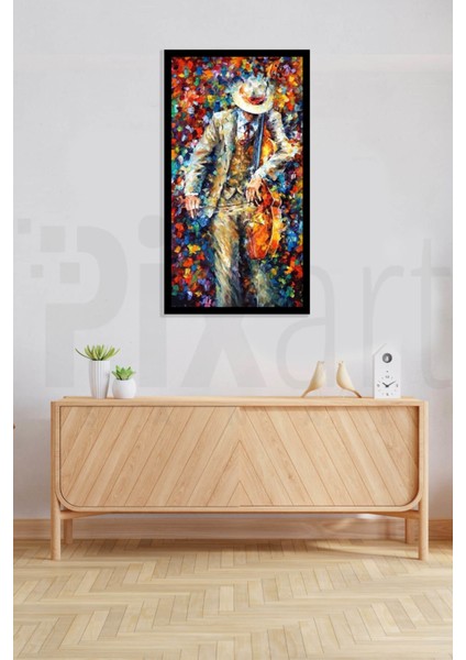 Müzisyen Elmas Mozaik Tablo 28 x 51 cm modelleri