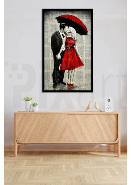 Şemsiye Altındaki Sevgililer 43 x 71 cm fiyatları