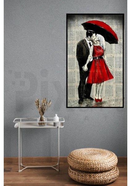 Şemsiye Altındaki Sevgililer 43 x 71 cm modelleri