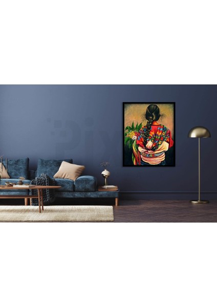 Çiçekçi Kız 51 x 61 cm fiyatları