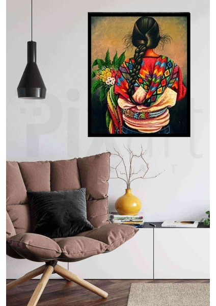 Çiçekçi Kız 51 x 61 cm modelleri