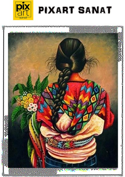 Çiçekçi Kız 51 x 61 cm fırsatları