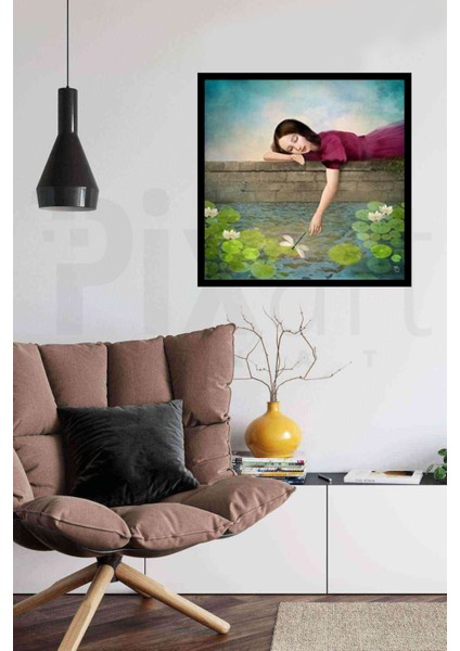 Su Kenarında Kız 56 x 56 cm fiyatları