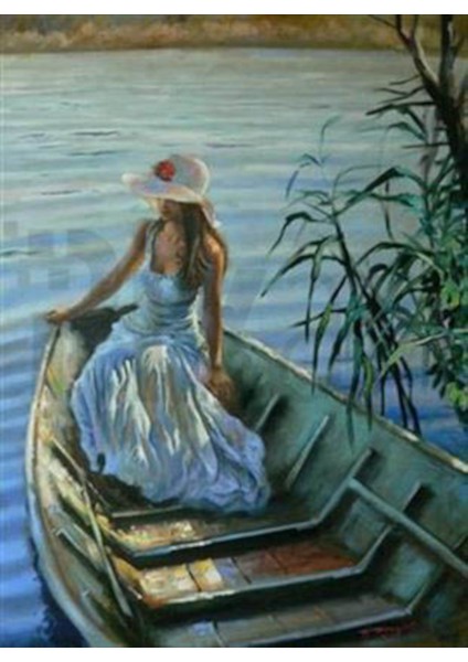 Sandaldaki Kadın 43 x 61 cm