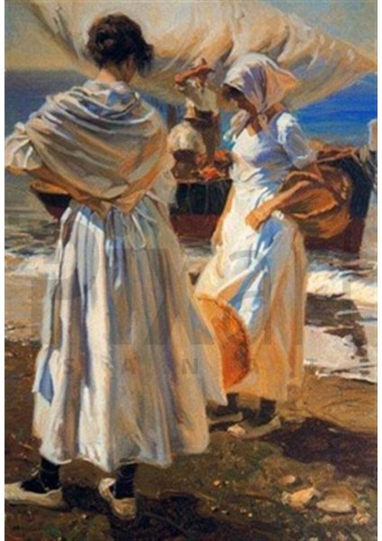 Balıkçı Kızlar 41 x 58 cm