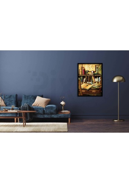 Çalışma Odam 43 x 56 cm