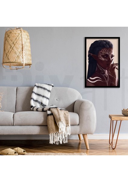 Siyahi Avatar Pixart Sanat Elmas Mozaik Tablo Diamond Türkiye 38*53 modelleri