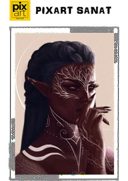 Siyahi Avatar Pixart Sanat Elmas Mozaik Tablo Diamond Türkiye 38*53 fırsatları