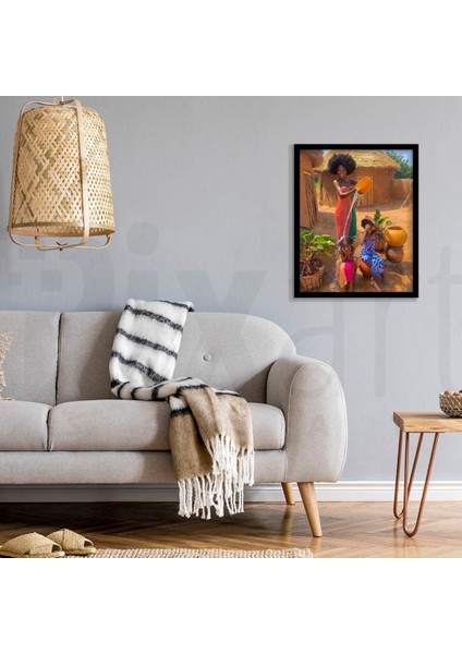 Afrikada Mutluluk 56 x 69 cm modelleri