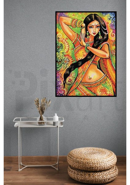 Hint Güzeli Pixart Sanat Elmas Mozaik Tablo Diamond Türkiye 53 x 74 cm modelleri