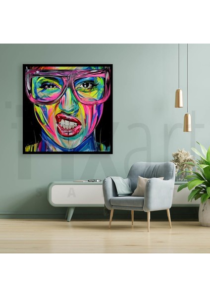 Renkli Çılgın Pixart Sanat Elmas Mozaik Tablo Diamond Türkiye 51 x 51 cm fiyatları