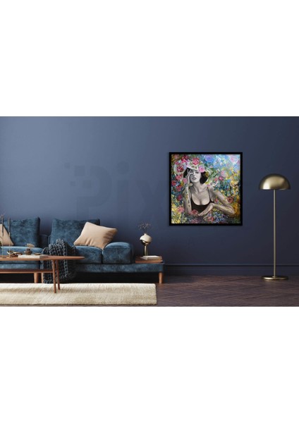 Düşlerimde Çiçekler Pixart Sanat Elmas Mozaik Tablo Diamond Türkiye 74 x 74 cm fiyatları