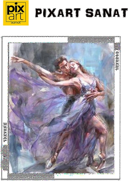 Dans ve Ihtiras Pixart Sanat Elmas Mozaik Tablo Diamond Türkiye 48 x 61 cm fırsatları