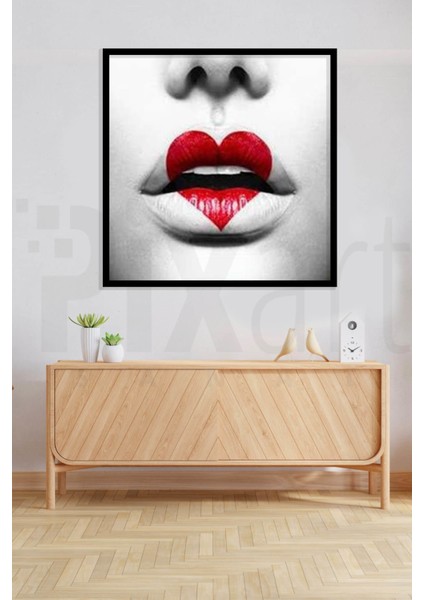 Kalp Pixart Sanat Elmas Mozaik Tablo Diamond Türkiye 51 x 53 cm fiyatları