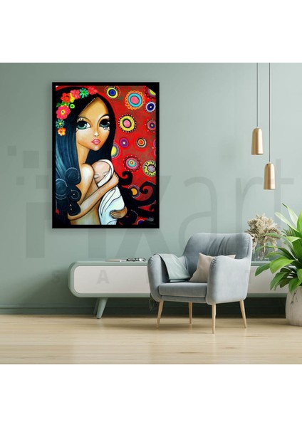 Güzel Anne ve Bebeği Pixart Sanat Elmas Mozaik Tablo Diamond Türkiye 38 x 51 cm fiyatları