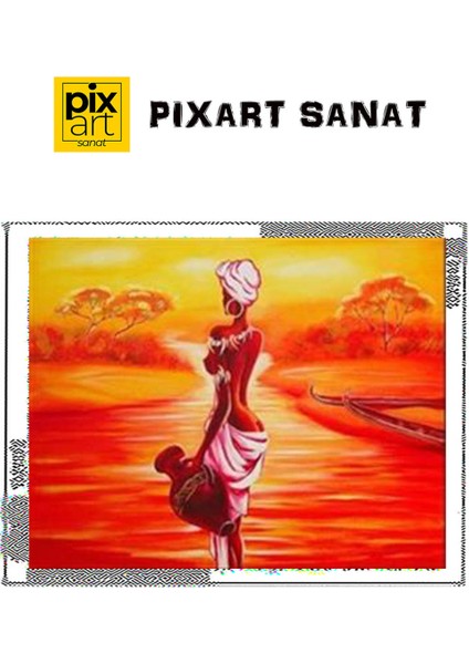 Testi Tutan Kadın 64 x 51 cm fırsatları