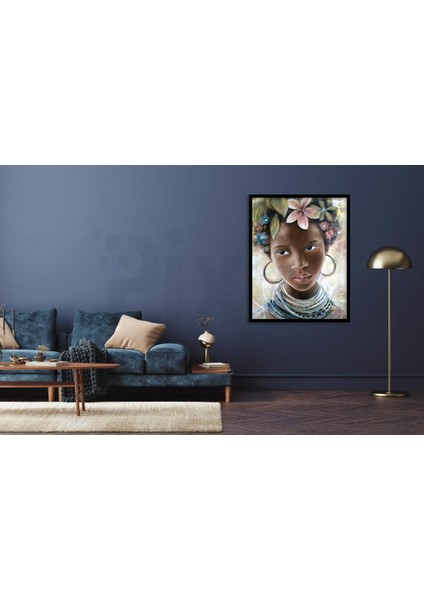 Çiçek Saçlı Kız 43 x 53 cm fiyatları
