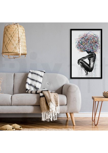 Renkli Düşünce Pixart Sanat Elmas Mozaik Tablo Diamond Türkiye 48 x 74 cm modelleri