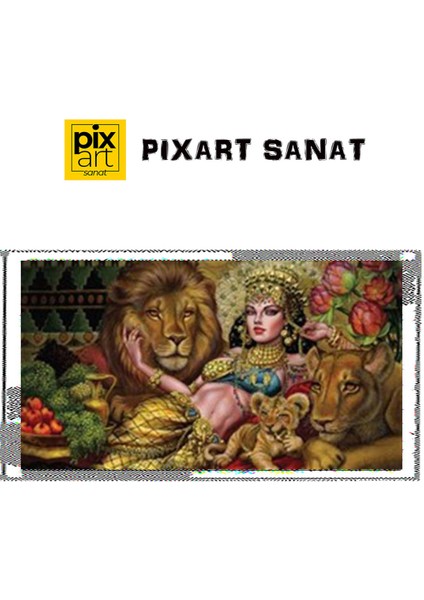 Sheba Kraliçe Pixart Sanat Elmas Mozaik Tablo Diamond TÜRKIYE79 x 43 cm fırsatları
