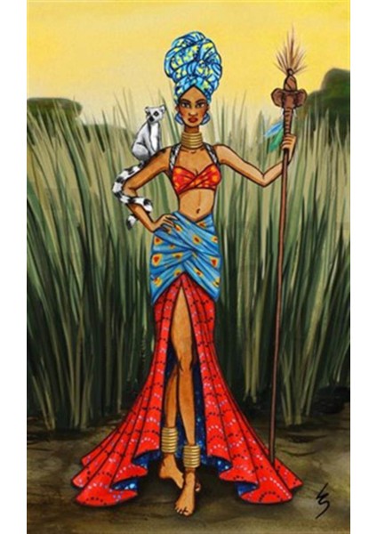 Afrika Kraliçe 36 x 58 cm