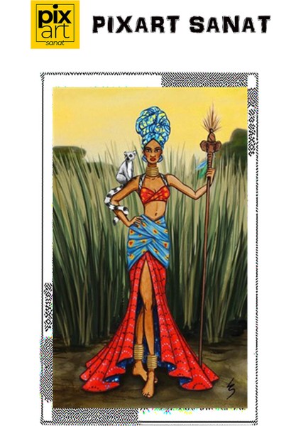 Afrika Kraliçe 36 x 58 cm fırsatları