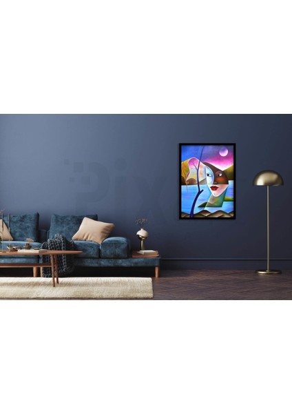 Soyut Resim Deniz 43 x 58 cm fiyatları