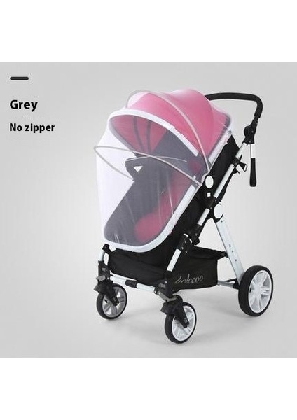Pram Cibinlik Bebek Arabası Sivrisinek Örtüsü Güneşlik Örtüsü Nakış Büyütülmüş Yoğun Ağ (Yurt Dışından)