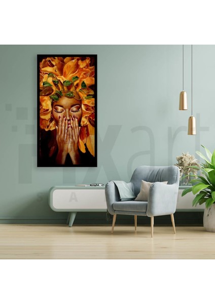 Yaprak Saçlı Kız 41 x 76 cm fiyatları