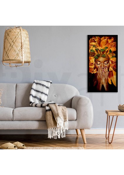 Yaprak Saçlı Kız 41 x 76 cm modelleri