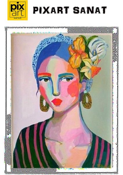 Tarz Kadın Pixart Sanat Elmas Mozaik Tablo Diamond Türkiye 43*55 fırsatları