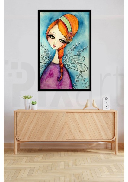 Kelebeğe Benzeyen Kız Pixart Sanat Elmas Mozaik Tablo Diamond Türkiye 45*66 modelleri