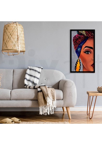 Renkli Kadın Pixart Sanat Elmas Mozaik Tablo Diamond Türkiye 25*53 modelleri