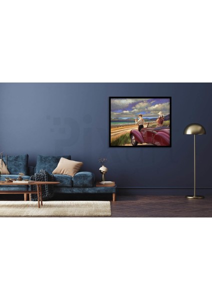 Arabada Manzaraı Izleyen Çift Pixart Sanat Elmas Mozaik Tablo Diamond Türkiye 66*53 fiyatları