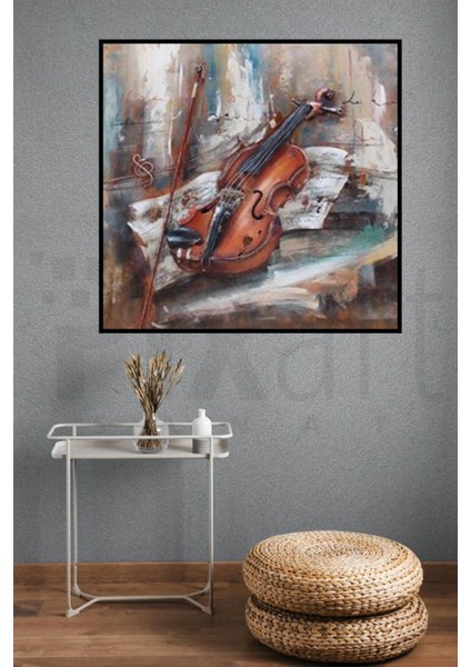 Keman Pixart Sanat Elmas Mozaik Tablo Diamond Türkiye 63*63 modelleri